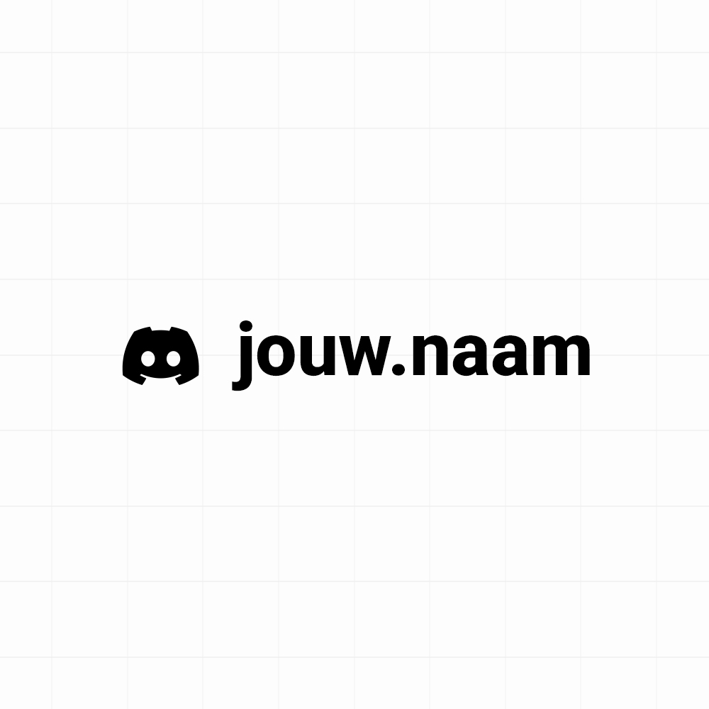 Discord - Sticker met eigen naam