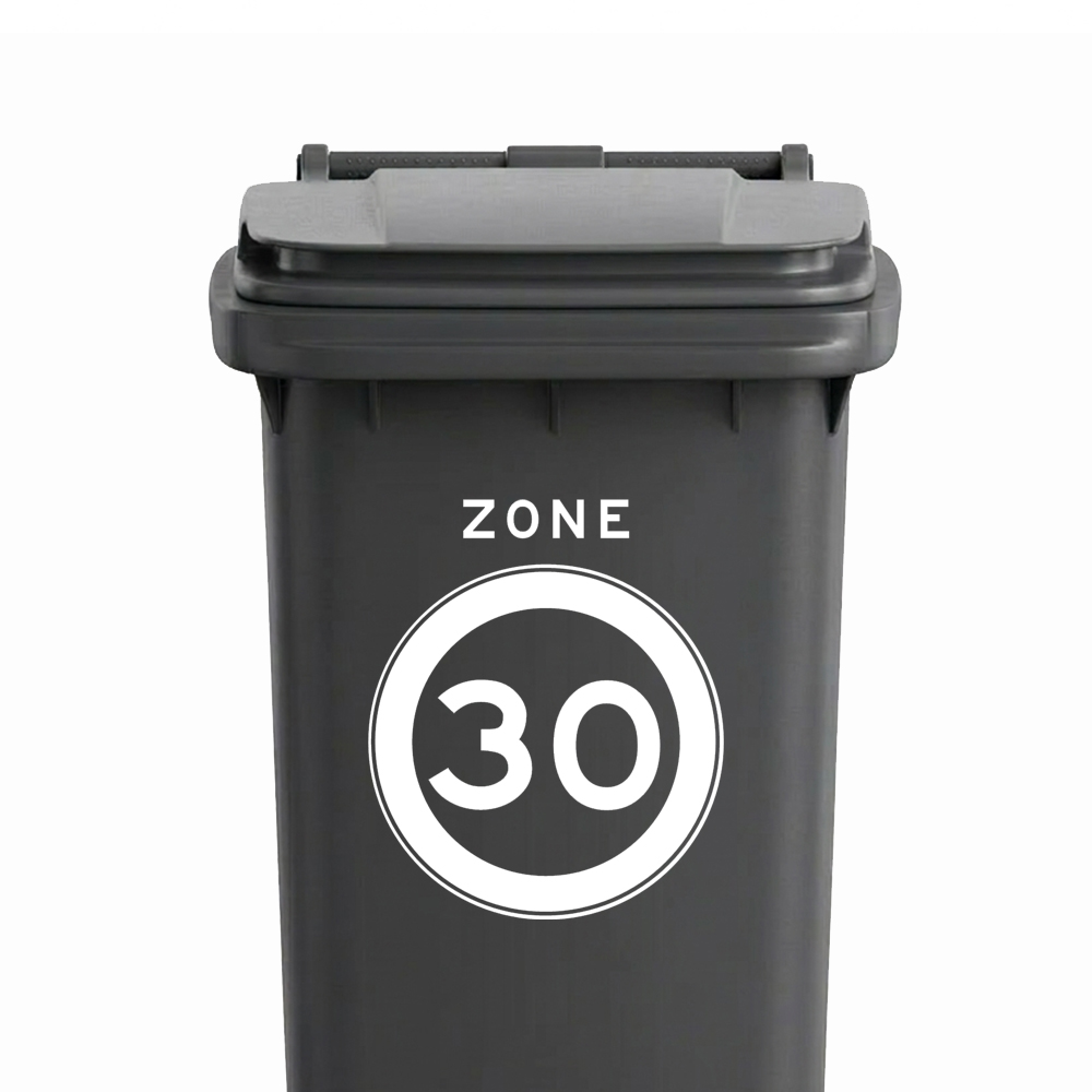 30KM Zone - Container / Kliko sticker
