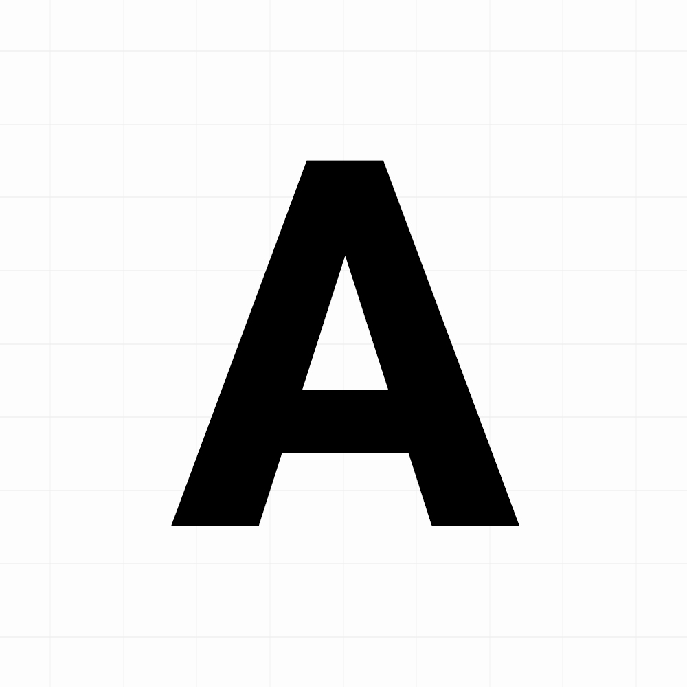 Letter sticker: A - Losse plakletter