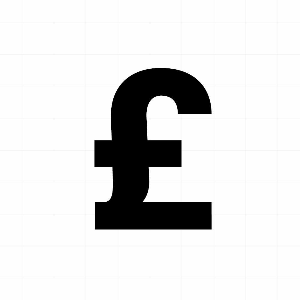 Pondteken sticker - Losse plakletter