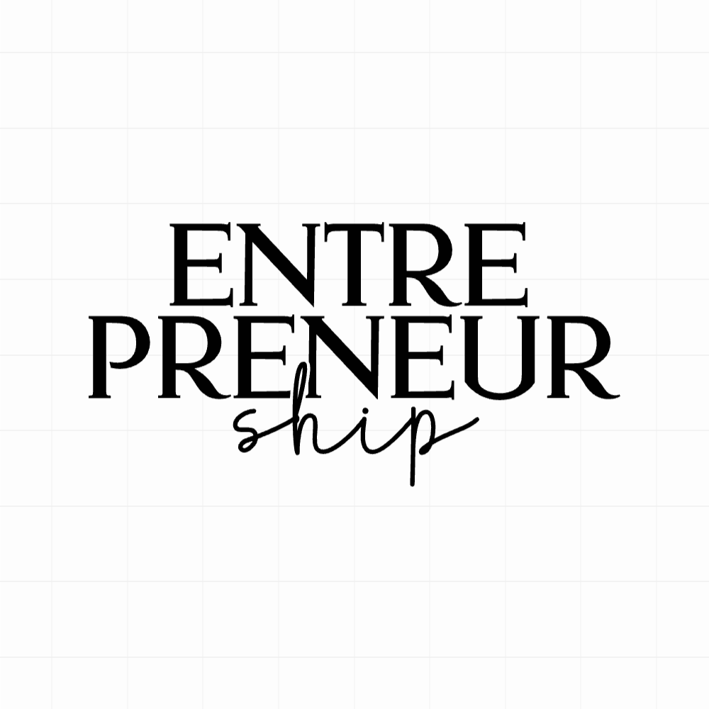 Entrepreneurship - Motivatie sticker