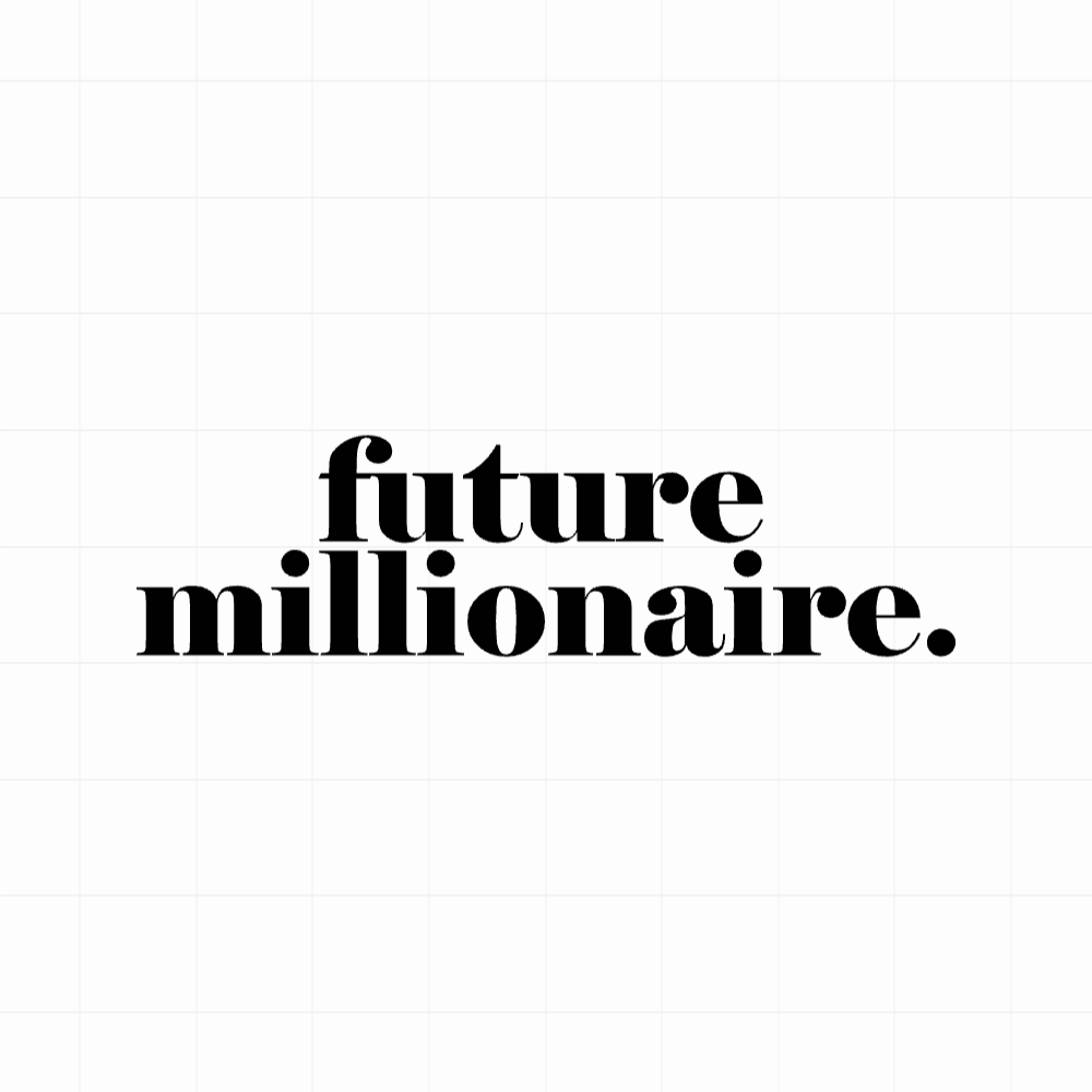 Future milionaire - Motivatie stickers