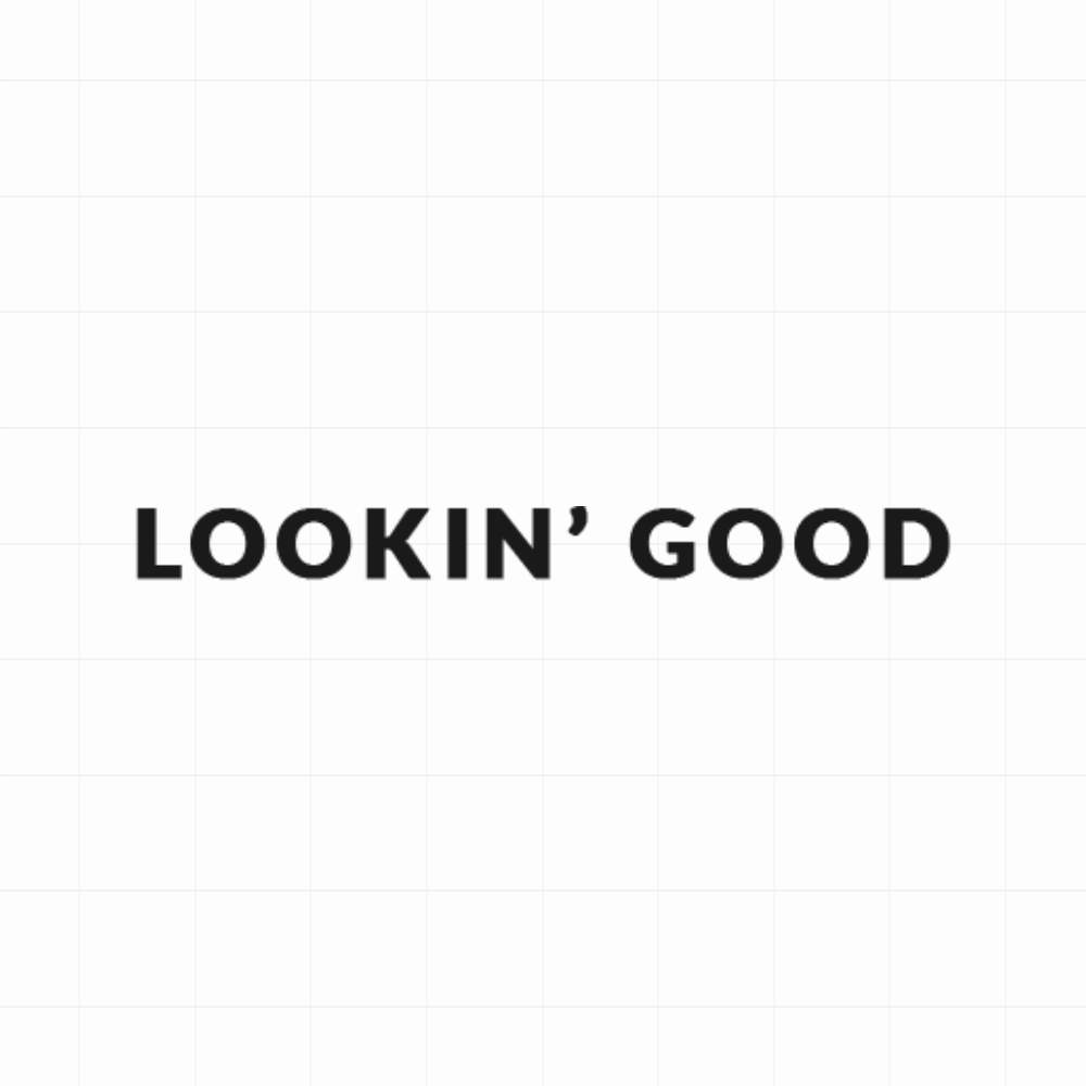 Lookin'good - Leuke (auto)spiegel motivatie sticker