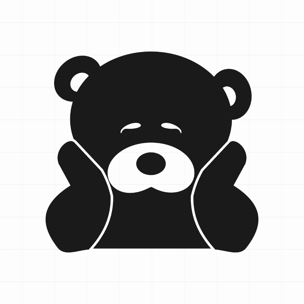 Beertje - Leuke & grappige autosticker