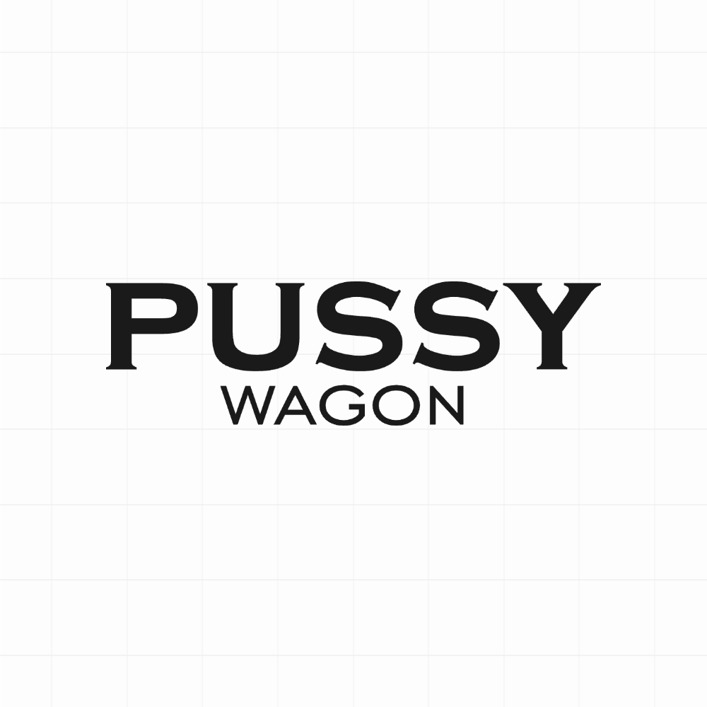Pussy wagon - Leuke & grappige autosticker