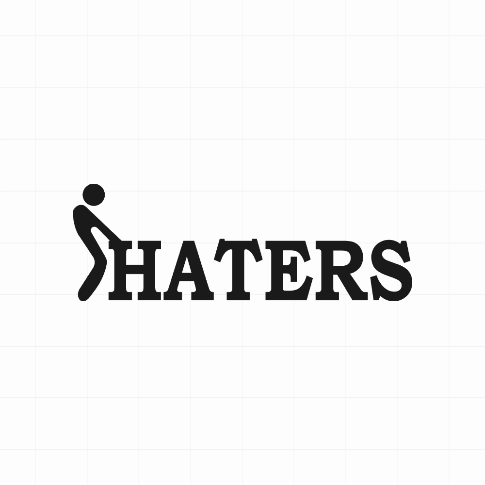 F*ck haters 2 - Leuke & grappige autosticker