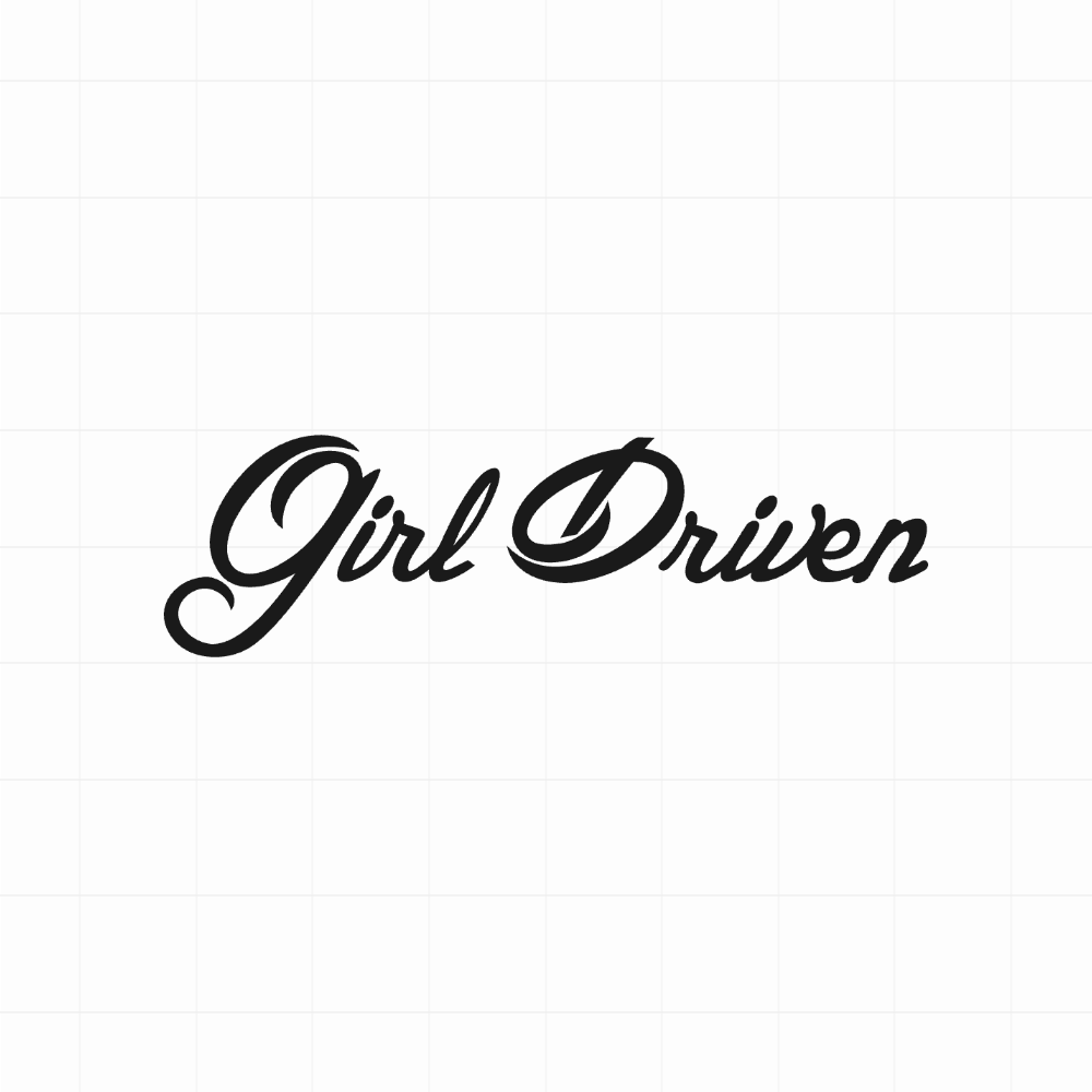 Girl Driven - Leuke & grappige autosticker